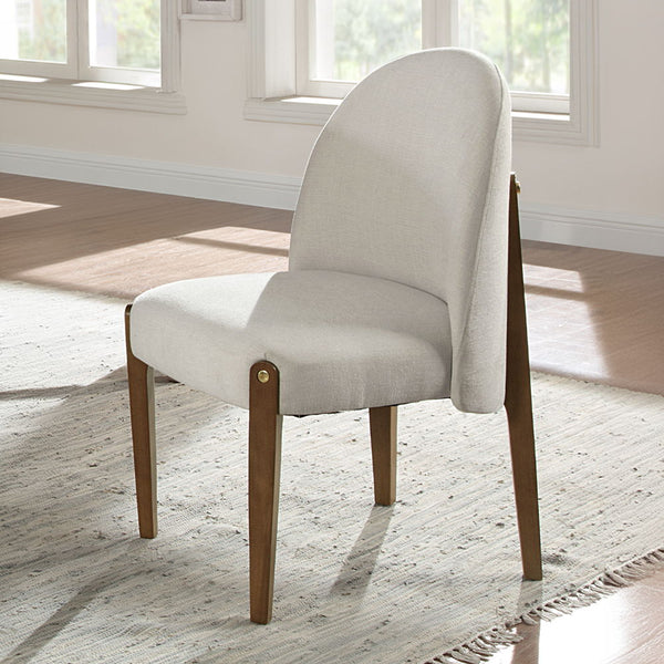 The Gamarya dining collection is designed to provide space for your guests in effortless convenience and tasteful style. This dining collection offers a contemporary vibe to your dining space. The oval tabletop and vertical reeding on the pedestal base le