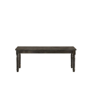 The Claudia II Bench will anchor any dining area in effortless style. This bench features a wood seat and legs and is perfect for weekday meals and family gatherings alike. The versatile bench features turned legs, creating a classic design that has timel