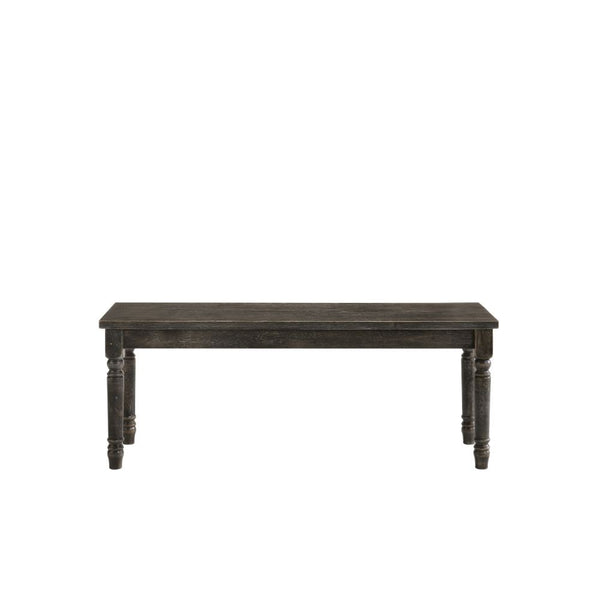 The Claudia II Bench will anchor any dining area in effortless style. This bench features a wood seat and legs and is perfect for weekday meals and family gatherings alike. The versatile bench features turned legs, creating a classic design that has timel