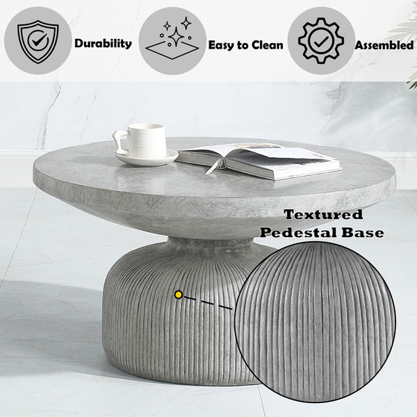 Laddie - Coffee Table - Weathered Gray