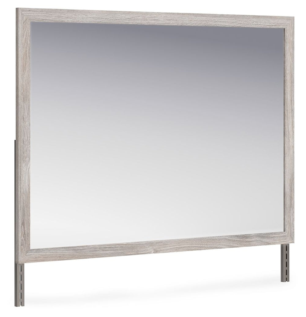 Craft a contemporary hideaway without breaking the bank. Elegant in a refined neutral hue, this mirror brings sleek style to your space. The sheer simplicity of its profile frames the glass stunningly. With this decorative piece, a bedroom brimming with l