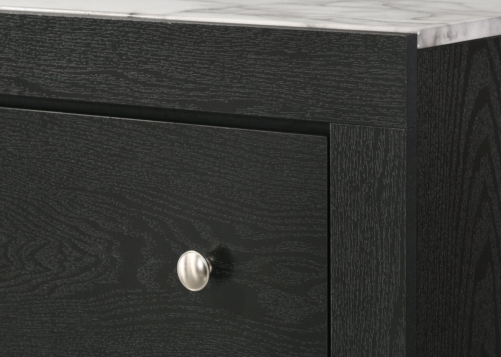 Cadence - Dresser & Mirror - Black