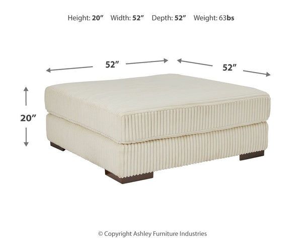 Lindyn - Beige - Oversized Accent Ottoman