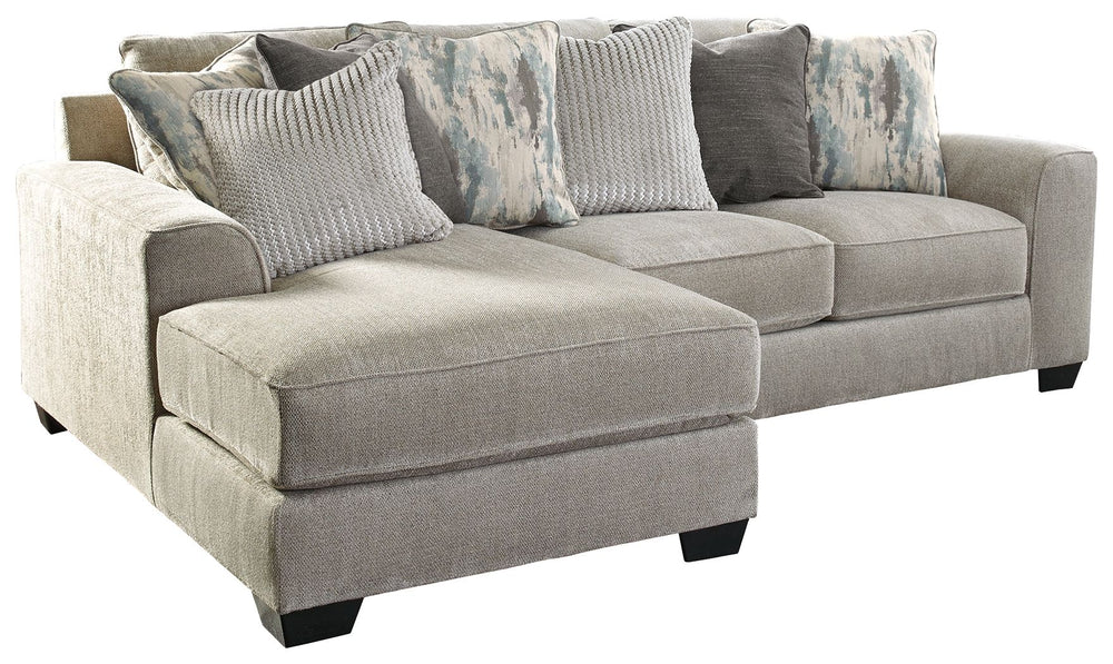 Master the art of cool, clean-lined styleâ€”loaded with sumptuous comfortâ€”with this sectional. Plush and posh, the decidedly contemporary seating is dressed to impress with wedge-cut track armrests and box cushions for a minimalist-chic aesthetic. Desig