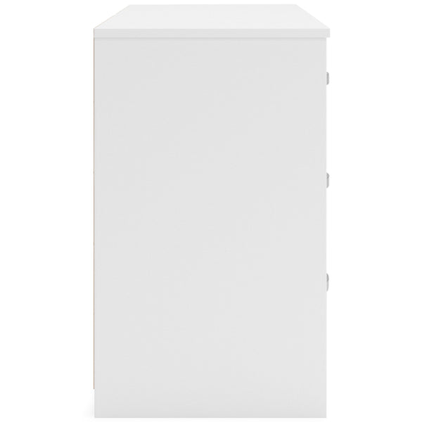 Flannia - White - Six Drawer Dresser - 29'' Height