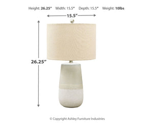  surf and sand to your space. Turn coastal chic to the contemporary side with this transitional lamp.<br><br><b>Additional Dimensions</b><br><ul><li>Cord length: 96-"</li>