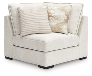 This left-arm facing/right-arm facing corner chair is made with Next-Gen Nuvellaâ„¢ (polyester) fade-resistant, washable fabric. Fully finished on all sides, it pairs with other items in the series to make a modular sectional.<br><br><b>Additional Dimensi