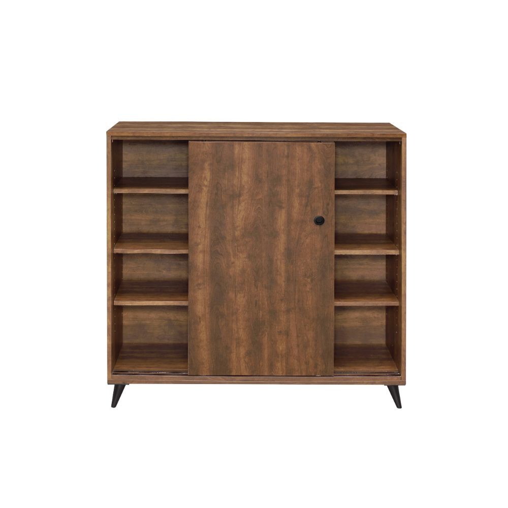 Rectangular Cabinet â€¢ Storage: 2 Sliding Doors (Inside 4 Compartments, 3 Wooden Shelves, Adj) â€¢ Wooden Case Frame â€¢ Plastic Splayed Tapered Leg (Open Base)<br/><br/><b>Product Features</b><ul><li>Rectangular Cabinet</li><li>Storage: 2 Sliding Doors 