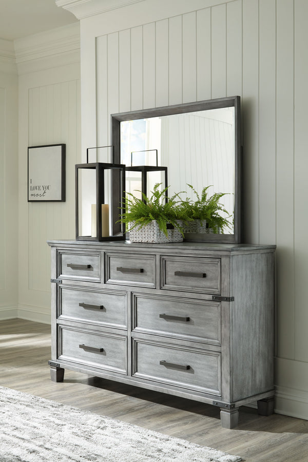 Russelyn - Gray - 5 Pc. - Dresser