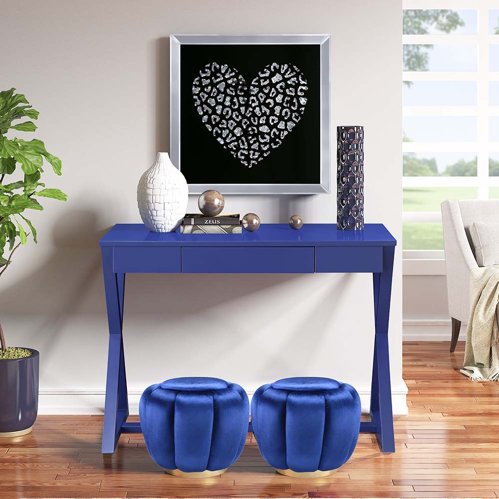 Nalo - Console Table - Blue - 42-"