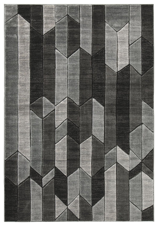 Inspired by the Cubist art movement, this area rug adds a brilliant contemporary touch to a space. Its bold, multidimensional aestheticâ€”enhanced with hand-carved detailsâ€”is tempered with an understated palette in easy-to-love earth tones.<br/><br/><b>