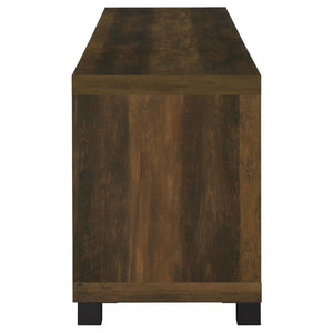 Sachin - 4-Door Engineered Wood TV Stand - Dark Pine