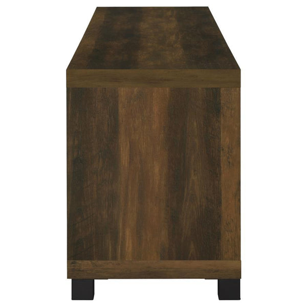 Sachin - 4-Door Engineered Wood TV Stand - Dark Pine