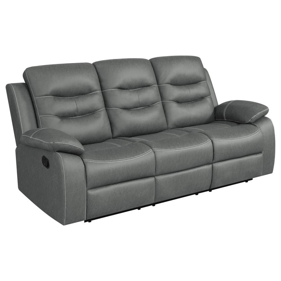 Ultra-cozy in both style and seating experience, the motion sofa is everything you need for a small gathering or solo relaxation. Pillowy polyester fiber padding in all the right places supports seating comfort and offers a design boost through tufting an