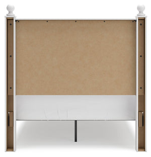 Mollviney - White - Full Panel Bed
