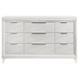  combined with picture framed recessed panels and embossed herringbone graphic patterns