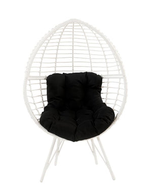  with metal hairpin legs for a modern flair. The elegant teardrop-