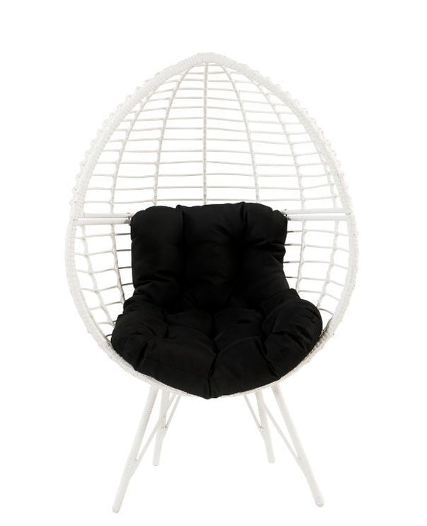  with metal hairpin legs for a modern flair. The elegant teardrop-