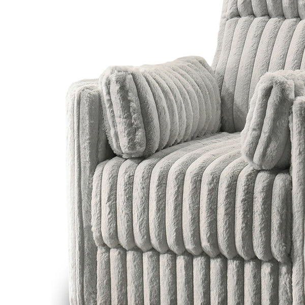 Embrace - Swivel Accent Chair - Light Gray