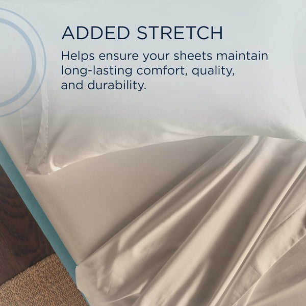 Linens - Tempur Classic Cotton Sheet Set - Sandstone - California King