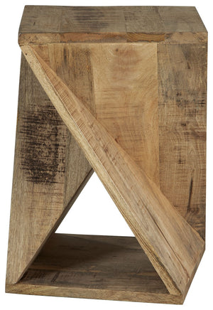 Zalemont - Distressed Brown - Accent Table