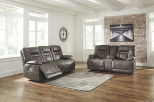 This set with Easy Viewâ„¢ power adjustable headrests delivers comfort at the touch of a button. Easily position the recliner, its headrest and lumbar support to your liking for maximum comfort. Plus, with the convenient USB charging ports, cell phones or