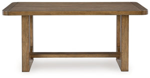 Cabalynn - Light Brown - Rectangular Dining Room Counter Table