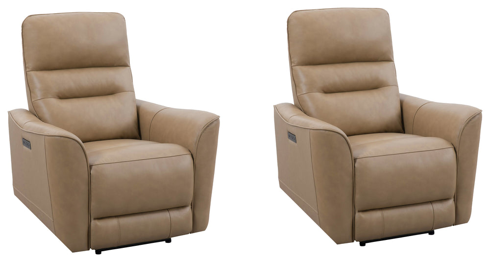 Meet the wall-hugging recliner Taylor, which is designed for space and convenience. It features a zero-gravity power recline and an adjustable power headrest made from durable top-grain leather. Taylor is built with sustainably sourced wood from a solar-p