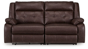 Elevate the everyday with the Punch Up power reclining sectional loveseat. With easy one-touch reclining and spacious seating, this piece offers relaxation and unparalleled coziness. Its faux leather upholstery is comfortably practical and beautifully enh