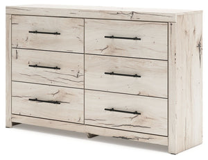  this dresser strikes the perfect balance between farmhouse and contemporary. Its rustic white finish and replicated reclaimed oak grain merge effortlessly with the clean-lined look we love today. Spacious drawers help you k
