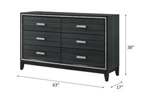 Haiden - Dresser - Weathered Black Finish