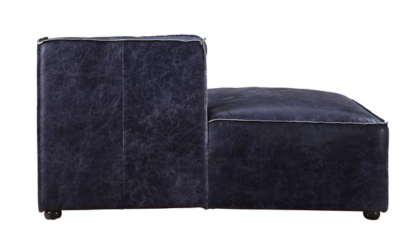 Birdie - Chaise - Vintage Blue Top Grain Leather