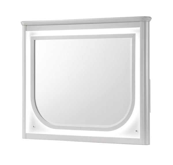 Vivian - Dresser & Mirror - Pearl Silver