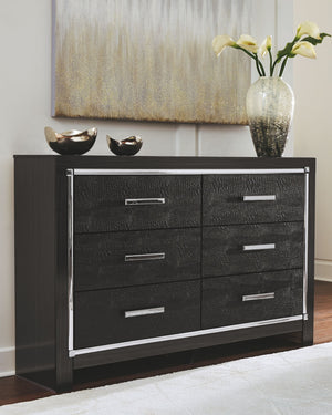Kaydell - Black - 8 Pc. - Dresser