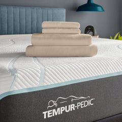 Soft, silky stretch. These 100% rayon from bamboo sheets feature a soft jersey knit with a comfortable stretch and natural moisture-wicking qualities. It all adds up to a silky-smooth feel - and thanks to our unique StayTight bands for a snug, secure fit,