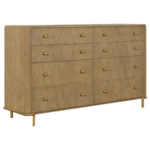 Arini - 4 Piece Queen Bedroom Set - Cream And Sand Wash