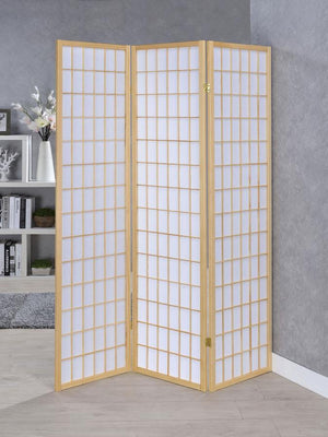  the screen is just as useful as a dashing decorative piece. Comes with a natural brown frame. Pair it with a tall dec