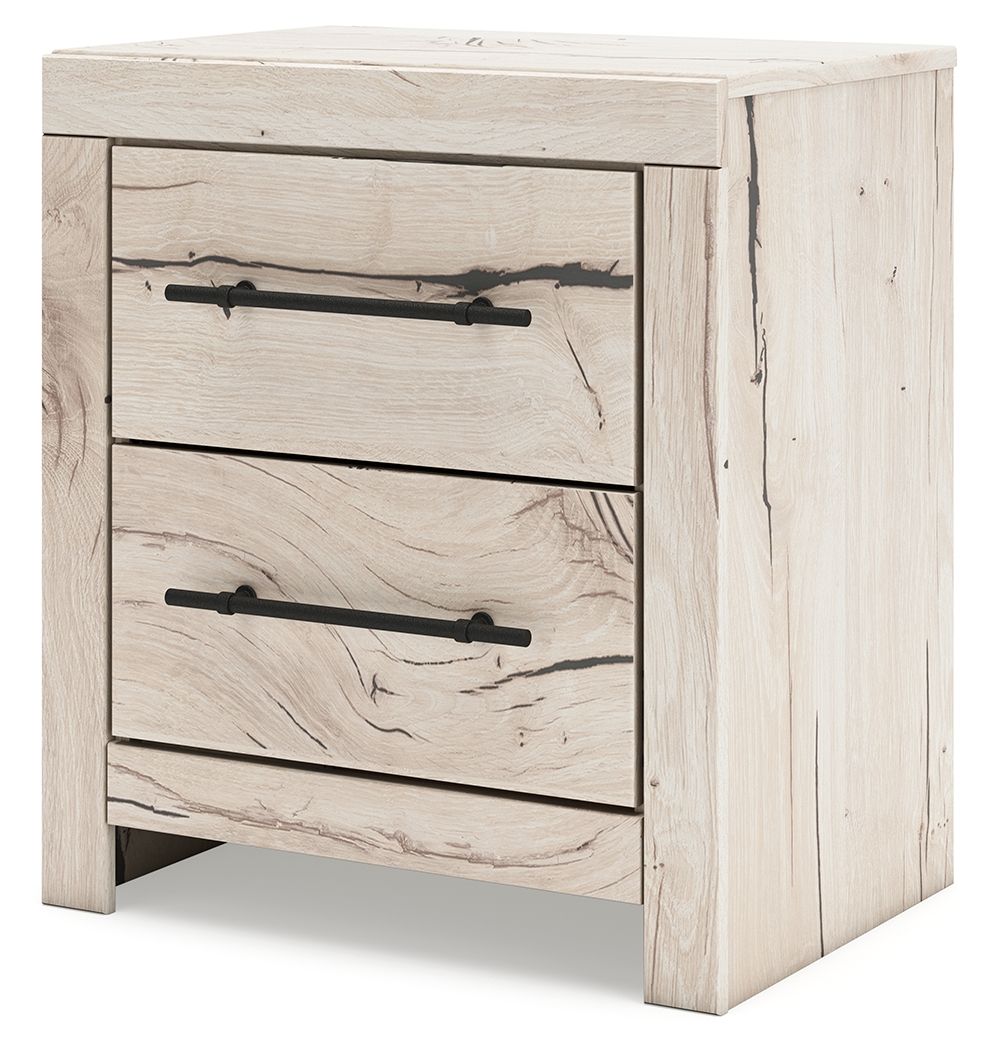 A fresh take on country living, this nightstand strikes the perfect balance between farmhouse and contemporary. Its rustic white finish and replicated reclaimed oak grain merge effortlessly with the clean-lined look we love today. Spacious drawers help yo