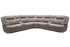 Plush, stuffed, and easy, the Blake Reclining Sectional will feel at home in most any living space. Easy to clean (just wipe the high-performance fabric with a soft cloth!) and easy to operate (simply pull the latch to utilize motion functions!), Blake of