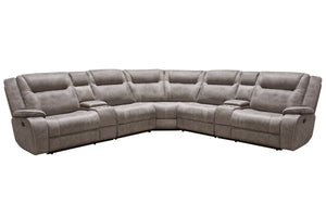 Plush, stuffed, and easy, the Blake Reclining Sectional will feel at home in most any living space. Easy to clean (just wipe the high-performance fabric with a soft cloth!) and easy to operate (simply pull the latch to utilize motion functions!), Blake of