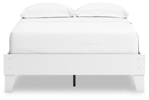 Hallityn - White - Full Platform Bed
