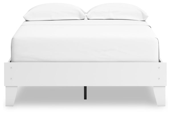Hallityn - White - Full Platform Bed