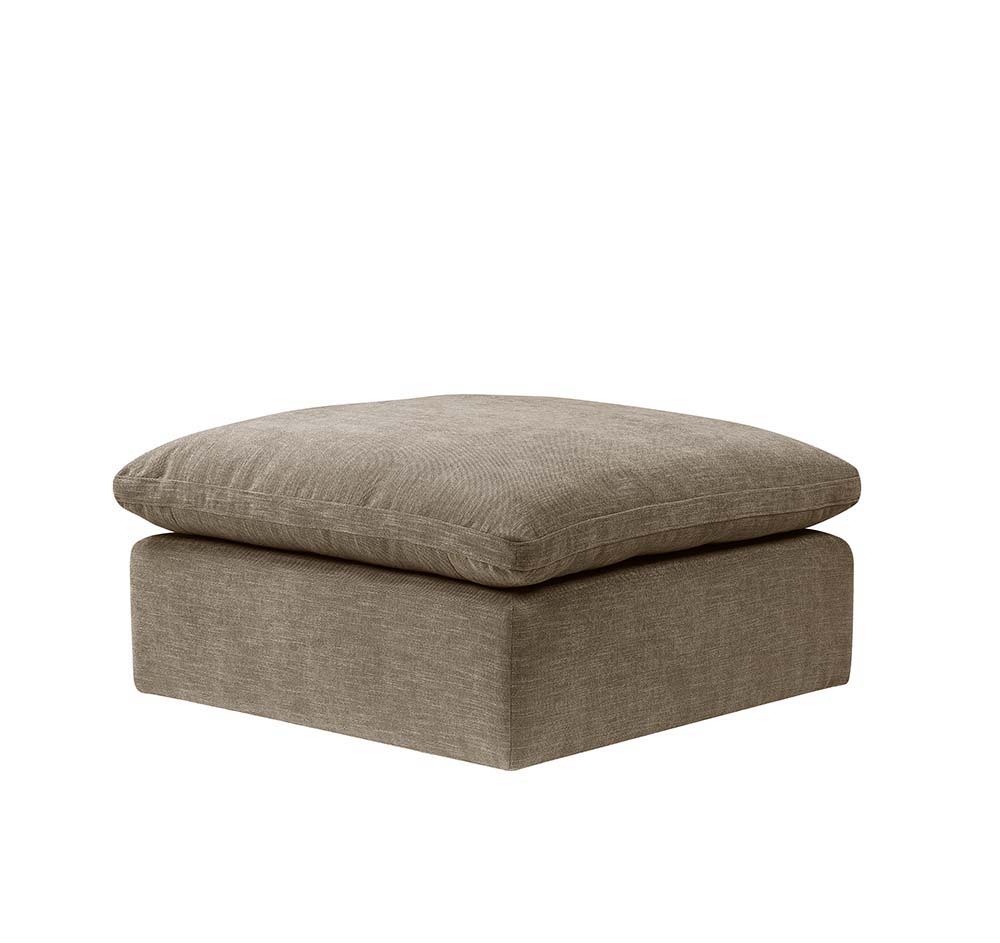 Complete your living room with the unique design and sink-in comfort of the Naveen modular collection. Add both contemporary and modern taste with this beautiful group wrapped in a relaxing hue fabric. This group comes with multiple seating options of wed