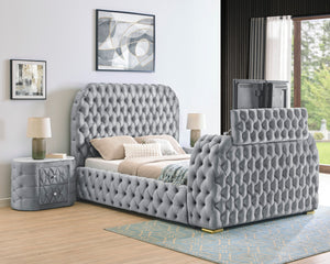 Natalia - Queen Bed - Gray<h4><b>Natalia - Queen Headboard - Gray</b></h4> <table width="100%"><colgroup><col style="width: 30%"> <col style="width: 70%"> </colgroup> <tbody> <tr> <td>Dimensions</td> <td> 72.00"L x 101.50"D x 59.00"H</td> </tr> <tr> <td>W
