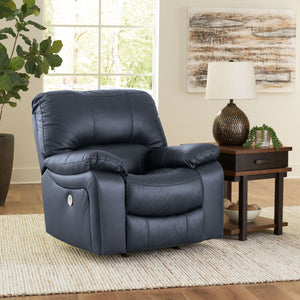  expertly matched leather and faux leather upholstery keeps your style up to speed without breaking the bank. Reclining with t