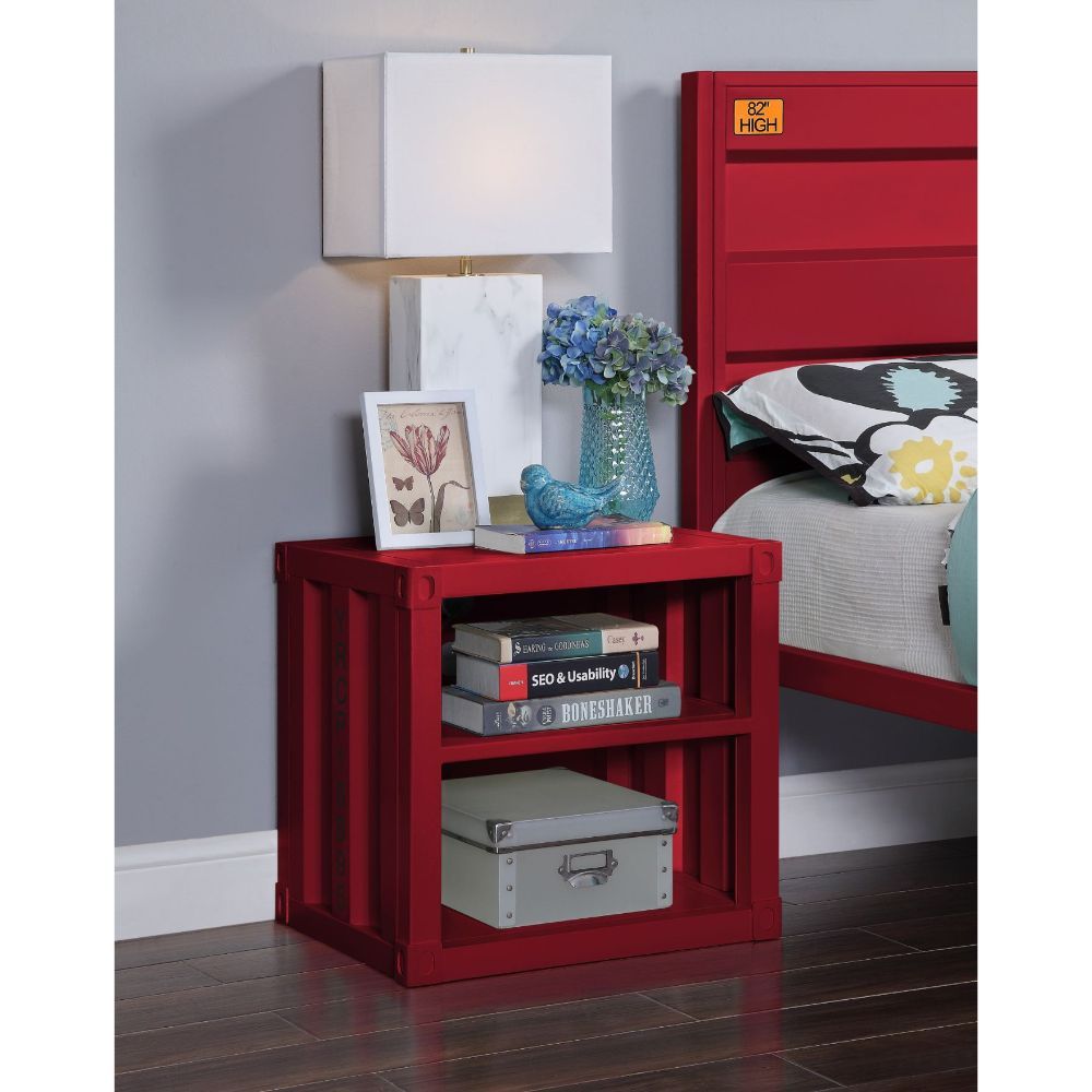 KD, Storage: 2 Open Compartments (1 Metal Fixed Shelf) Features: Metal Frame, Recessed Panels (Cargo Container Panels) (NO LEGS) CONSTRUCTION Metal Case: Iron Plate (40 x 40mm) Clearance Floor to Bottom Frame?<br/><br/><b>Product Features</b><ul><li>Case: