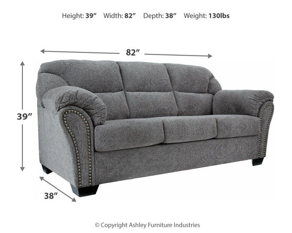 Allmaxx - Pewter - 2 Pc. - Sofa