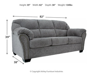 Allmaxx - Pewter - 2 Pc. - Sofa