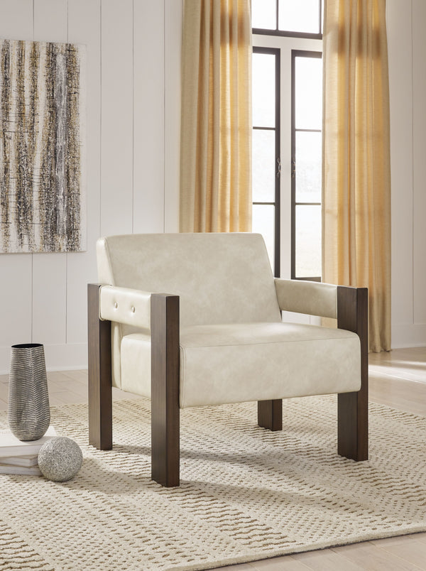 Adlanlock - Bone - Accent Chair