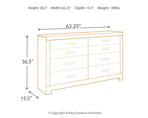 Culverbach - Gray - Six Drawer Dresser